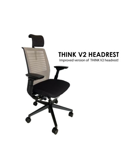Steelcase Think V2 l With Headrest | Ebony