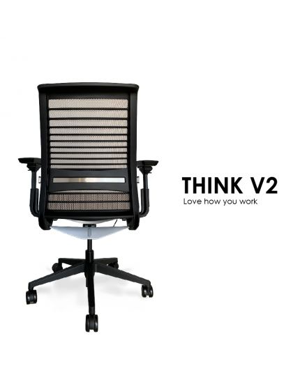 Steelcase Think V2 | Without Headrest | Ebony