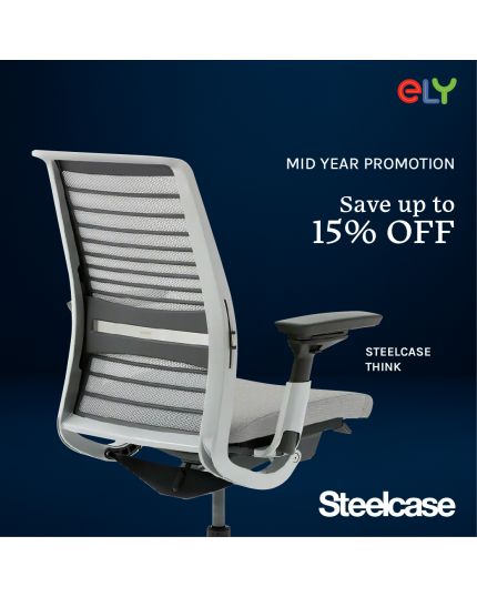 Steelcase Think V2 | Without Headrest | Ebony