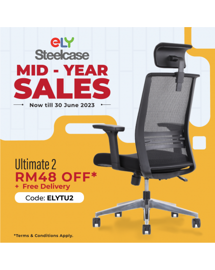 Ultimate 2 | Aluminum Base Office Chair | Headrest