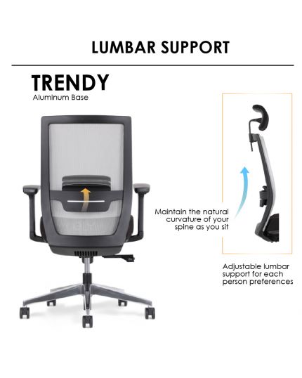 Trendy | Aluminum Base Office Chair