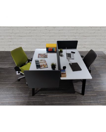 VALUE PACK ( Attic 2 Office Table | 1500mm x 750mm | Black + KN Chair )