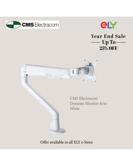 Dynamic Monitor Arm | White
