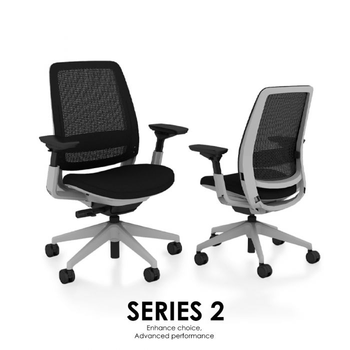 Steelcase Series 2 Ergonomic Task Chairs Malaysia (Black)