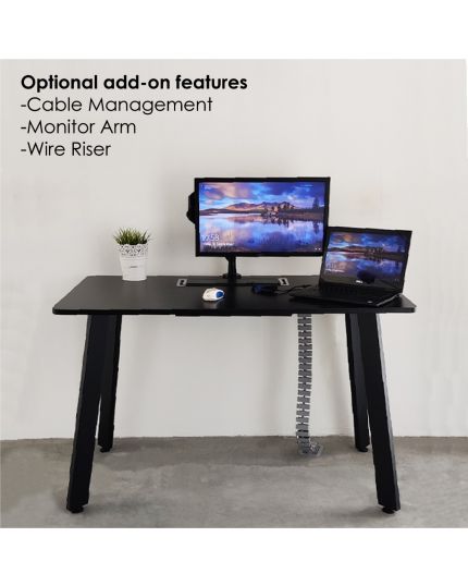 ELY ATTIC Lite Black Office Desk