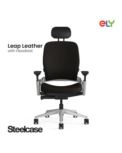 Steelcase Leap | Leather | Headrest