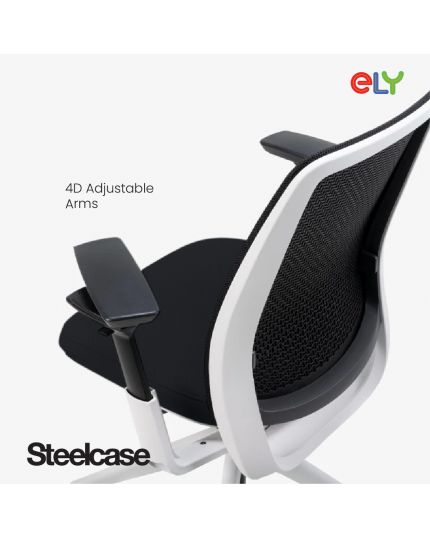 Steelcase Series 2 Office Chair |Without Headrest| Black  