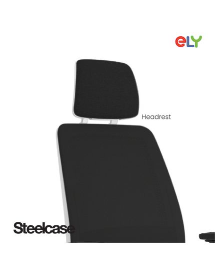 Steelcase Series 2 Office Chair | Headrest | Black
