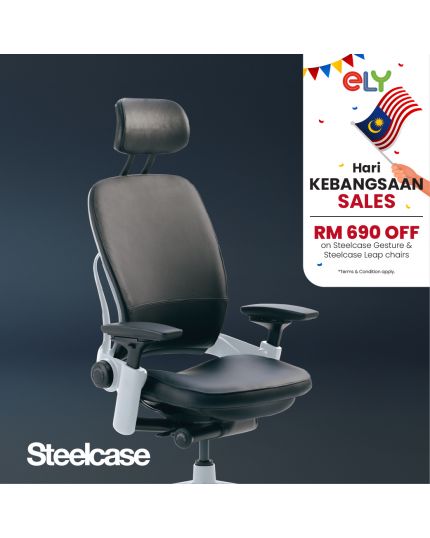Steelcase Leap | Leather | Headrest