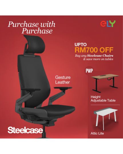 Steelcase Gesture Office Chair | Leather 