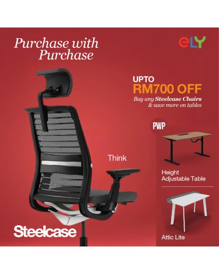 Steelcase Think V2 | With Headrest