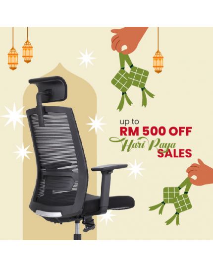 KN | Nylon Base Office Chair | Headrest