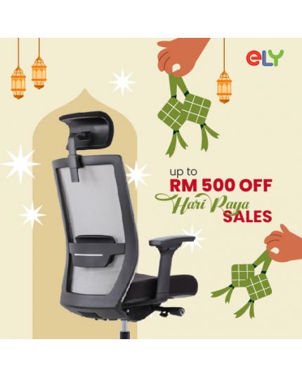 Trendy PREMIUM | Aluminium Base Office Chair | Headrest