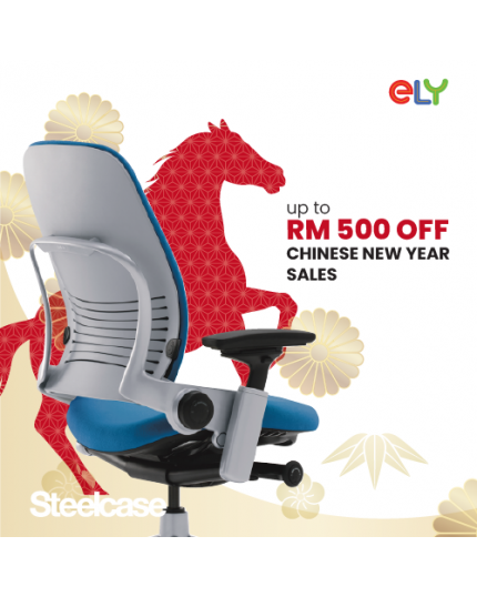 Steelcase Leap Ergonomic Office Chair |W/O Headrest | Fabric 