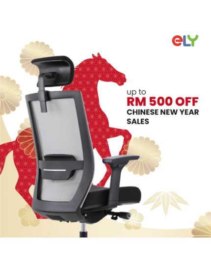 KN | Nylon Base Office Chair | Headrest