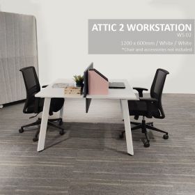 ATTIC WORKSTATION | 1200mm x 600mm | WHITE