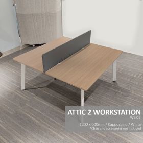 ATTIC WORKSTATION | 1200mm x 600mm | WHITE