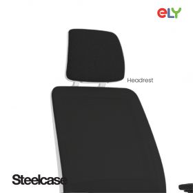 Steelcase Series 2 Office Chair | Headrest | Black