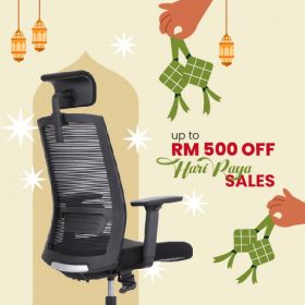 KN | Nylon Base Office Chair | Headrest