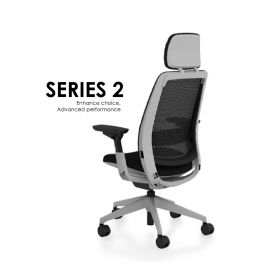 Steelcase Series 2 Office Chair | Headrest | Black