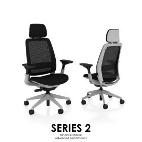 Steelcase Series 2 Office Chair | Headrest | Black