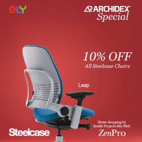 Steelcase Leap Ergonomic Office Chair |W/O Headrest | Fabric 