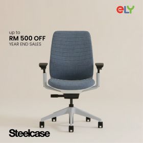 Steelcase Series 2 Office Chair |Without Headrest| Black  