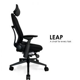 Steelcase Leap | Leather | Headrest