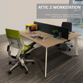 ATTIC WORKSTATION | 1500mm x 750mm | WHITE