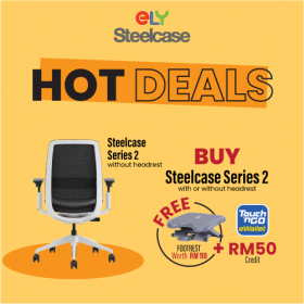 Steelcase Series 2 Office Chair |W/O Headrest| Black  