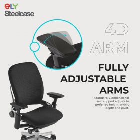 Steelcase Leap Ergonomic Office Chair |W/O Headrest | Fabric 