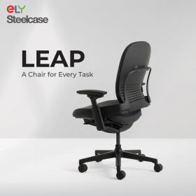 Steelcase Leap Ergonomic Office Chair |W/O Headrest | Fabric 