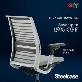 Steelcase Think V2 | Without Headrest | Ebony