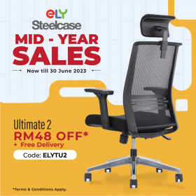 Ultimate 2 | Aluminum Base Office Chair | Headrest