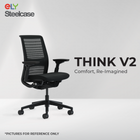 Steelcase Think V2 | Without Headrest | Black