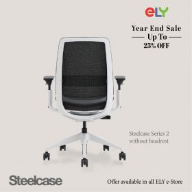 Steelcase Series 2 Office Chair |W/O Headrest| Black  